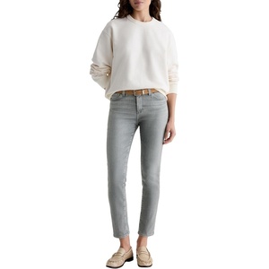 AG Adriano Goldschmied Women’s Prima Low Rise Cigarette Ankle Jean(Greyscape)