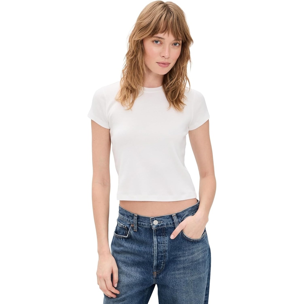 image:imageAG Adriano Goldschmied Womens Sadie CrewPowder