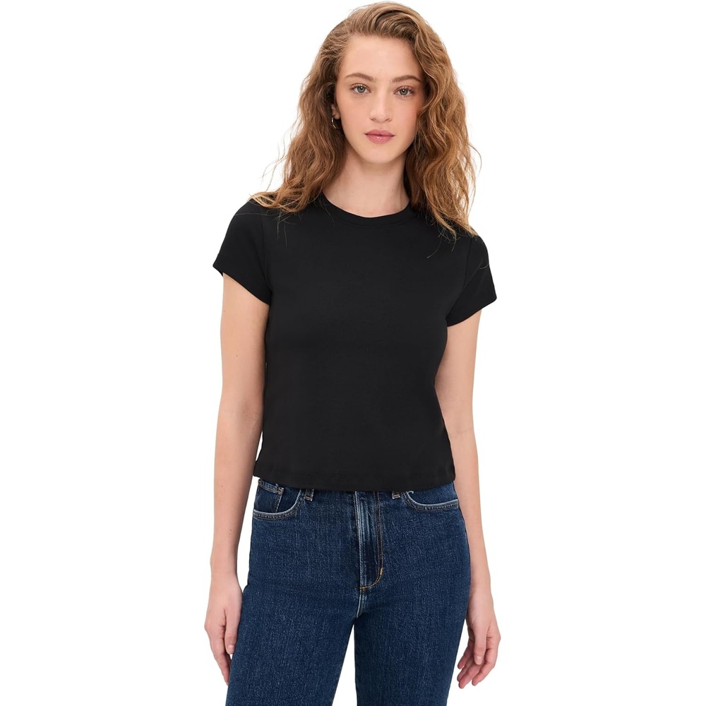 image:imageAG Adriano Goldschmied Womens Sadie CrewSuper Black