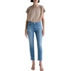 AG Women’s Mari Mid-Rise Slim Straight Crop Jeans in Atlantis 23 27 inch Inseam
