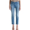 AG Women’s Mari Mid-Rise Slim Straight Crop Jeans in Atlantis 23 27 inch Inseam