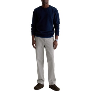 AG Adriano Goldschmied Men’s Archie Sueded Straight Trouser(Sulfur Classic Grey)