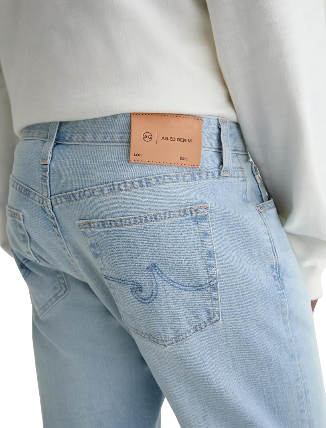 image:imageAG Adriano Goldschmied Mens Everett Slim Straight Jean22 Years Tanner