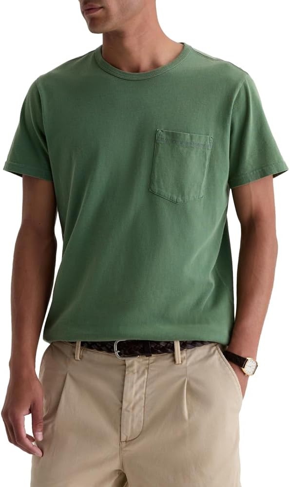 image:imageAG Adriano Goldschmied Mens Nick Slim Fit Pocket TeeHeritage Oceanvine