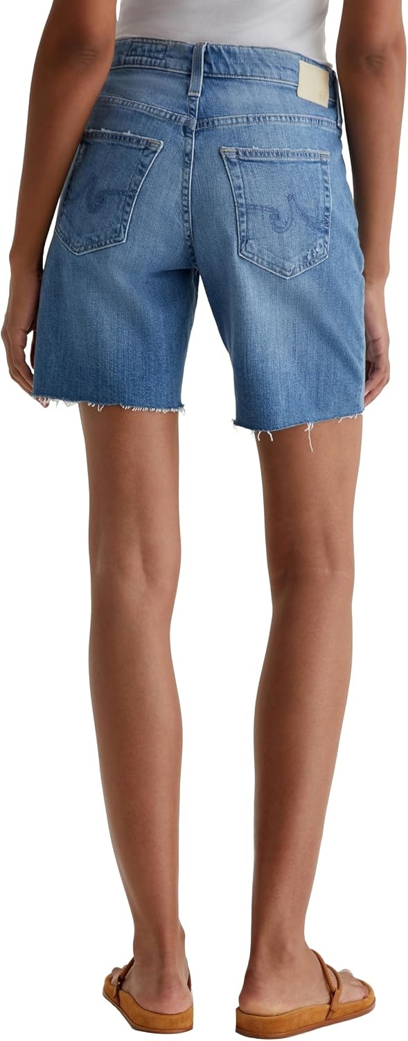 image:imageAG Jeans ExBoyfriend MidRise Slouchy ShortsIris