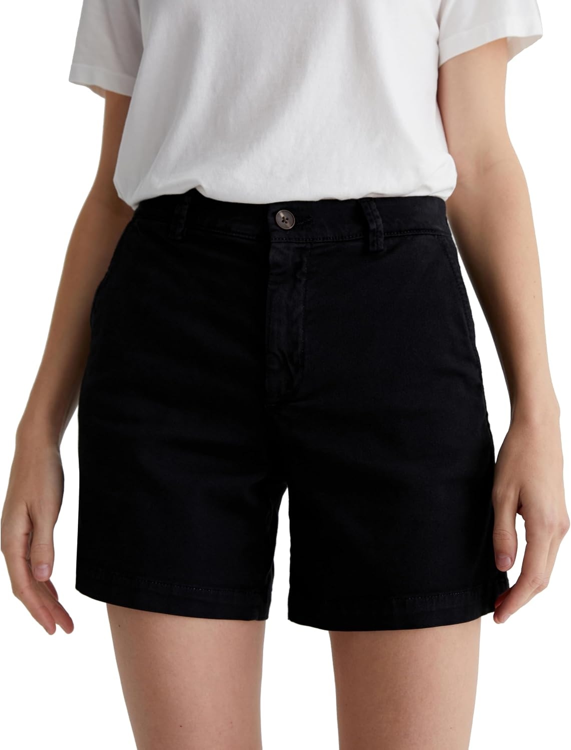 image:imageAG Jeans Jude MidRise Chino ShortsSulfur Black