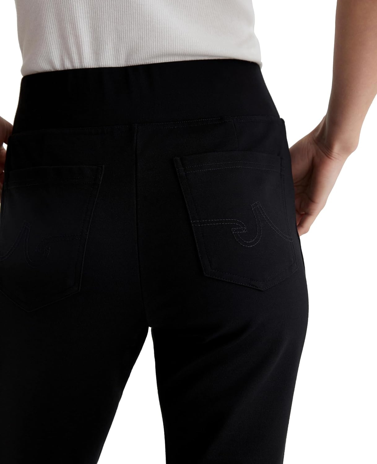 image:imageAG Jeans Salma PullOn Flare in Super BlackSuper Black