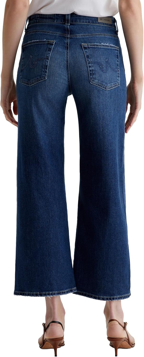 image:imageAG Jeans Womens Saige Mid Rise Wide Leg