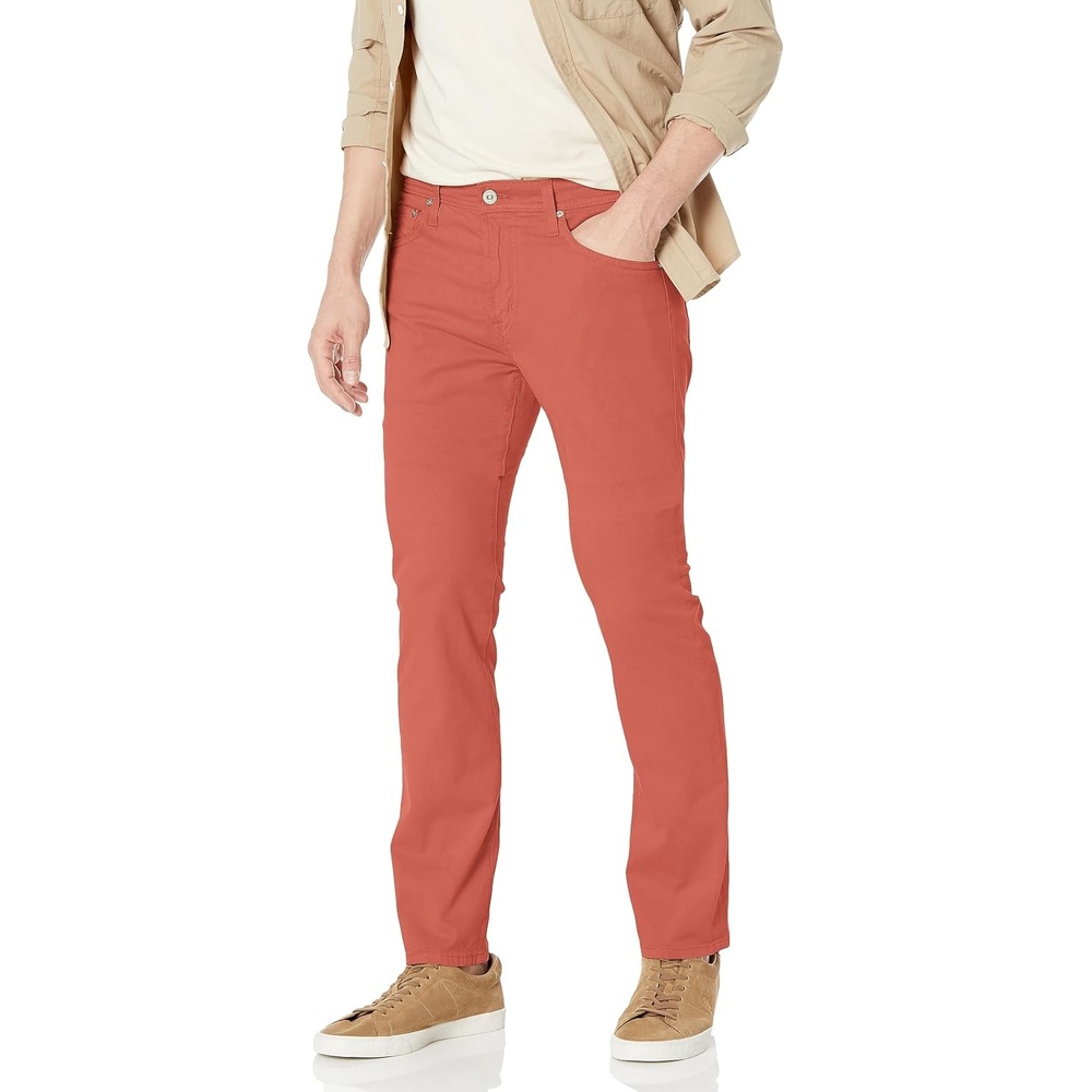 image:imageAG Adriano Goldschmied Mens Everett Slim Straight JeansDusty Blush