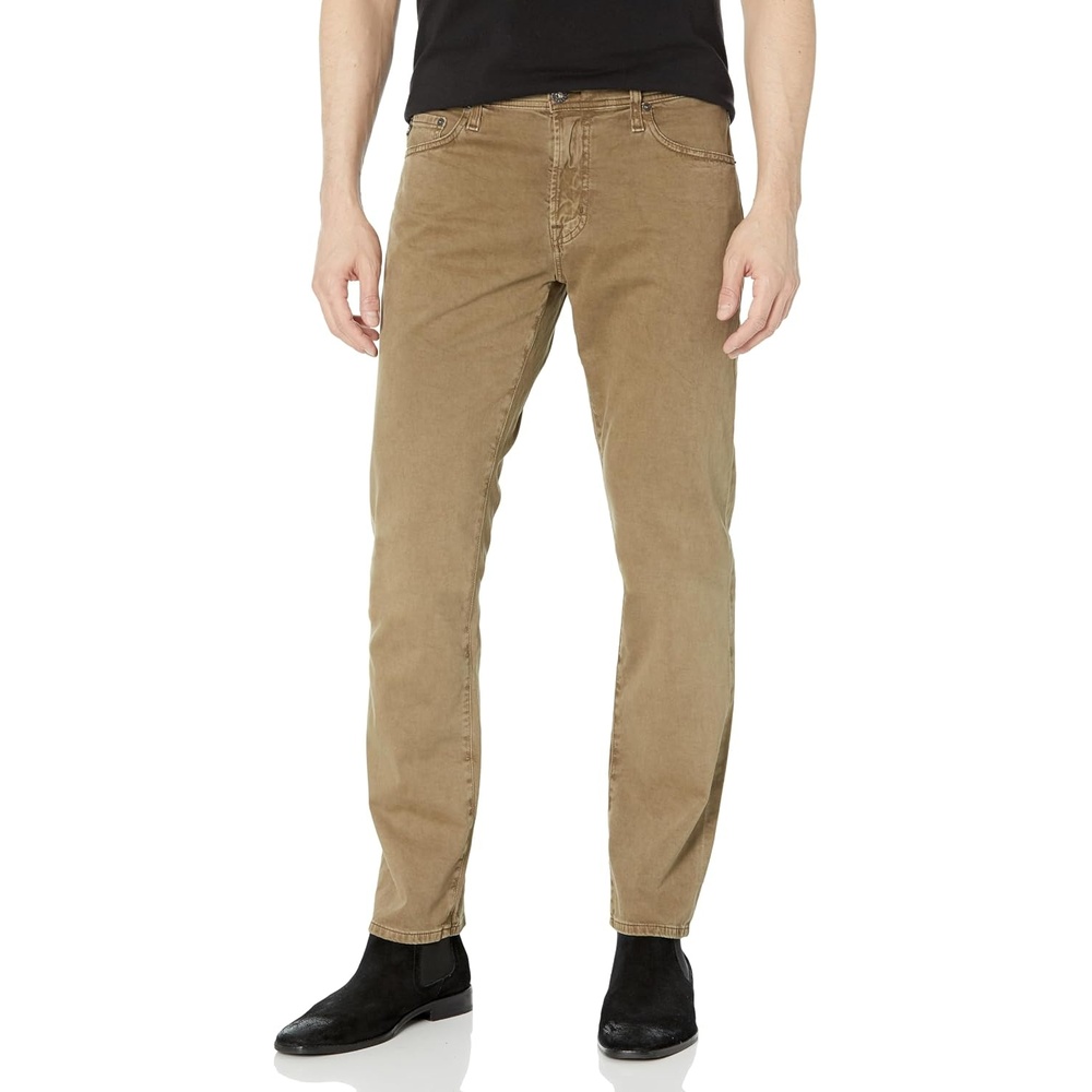image:imageAG Adriano Goldschmied Mens Everett Slim Straight JeansSulfur Shady Moss
