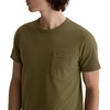 AG Adriano Goldschmied Men’s Nick Slim Fit Pocket Tee(Heritage Coastal Moss)