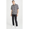 AG Adriano Goldschmied Men’s The Graduate Tailored Straight SUD Sueded Stretch Sateen 32″(Super Black)