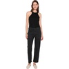 AG Adriano Goldschmied Women’s Analeigh Mid Rise Utility Pant(Sulfur Super Black)