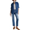 AG Adriano Goldschmied Women’s Brinley Mid Rise Straight Pants(Iris)