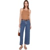AG Adriano Goldschmied Women’s Saige Wide Leg Crop Jean(Malbec)