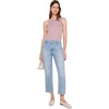 AG Jeans Analeigh Mid-Rise Utility Pants in Wine Garden(Wine Garden)
