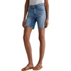 AG Jeans Ex-Boyfriend Mid-Rise Slouchy Shorts(Iris)