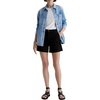 AG Jeans Jude Mid-Rise Chino Shorts(Sulfur Black)