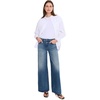 AG Jeans Saige Mid-Rise Wide Leg in Nostalgia(Nostalgia)