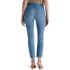 AG Women’s Mari Mid-Rise Slim Straight Crop Jeans in Atlantis 27 27 inch Inseam