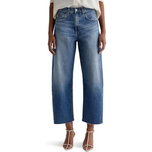 AG Jeans Hattie High-Rise Crop Barrel(Gemini)