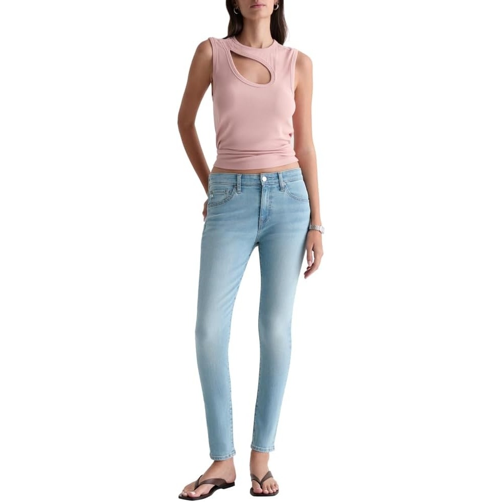 image:imageAG Adriano Goldschmied Womens Farrah MidRise Skinny AnkleBrix