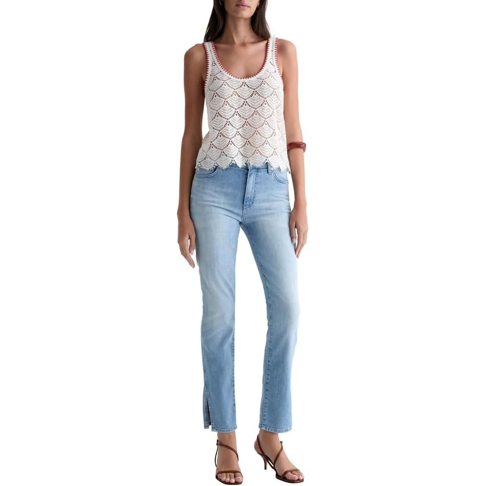 image:imageAG Adriano Goldschmied Womens Mari MidRise Slim StraightFlight