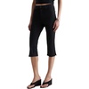 AG Adriano Goldschmied Women’s Maisie Mid-Rise Capri(Super Black)