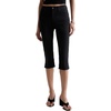 AG Adriano Goldschmied Women’s Maisie Mid-Rise Capri(Super Black)