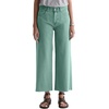 AG Adriano Goldschmied Women’s Saige Mid-Rise Wide Leg Crop(Sulfur Sunwashed Jade)