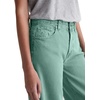 AG Adriano Goldschmied Women’s Saige Mid-Rise Wide Leg Crop(Sulfur Sunwashed Jade)