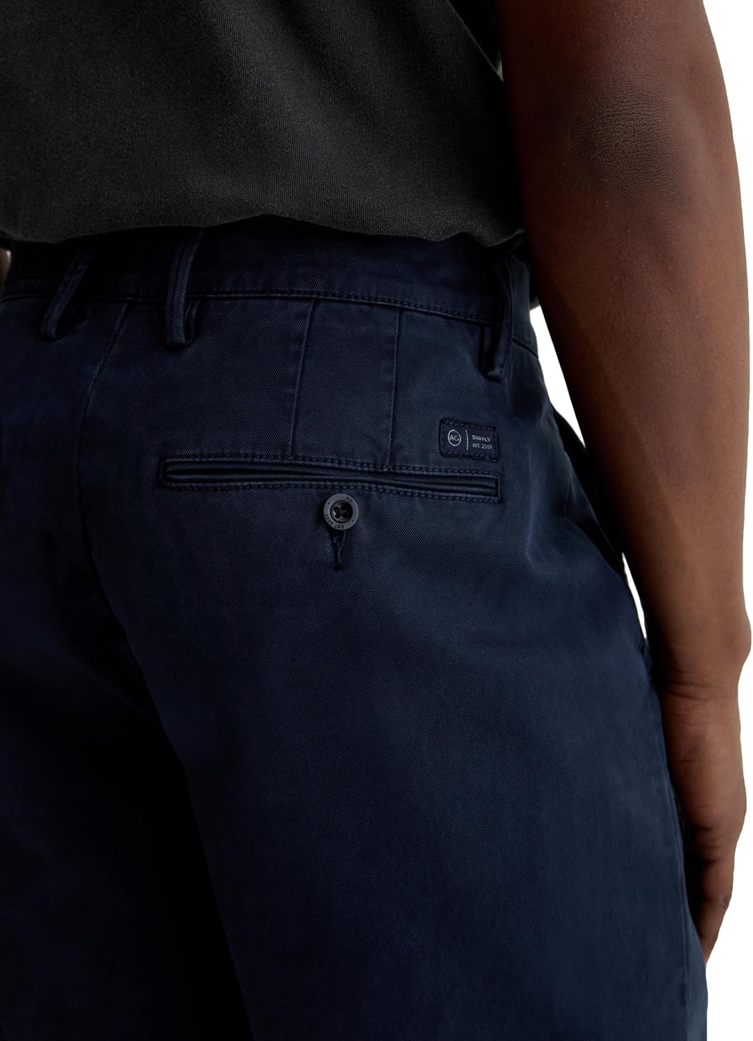 image:imageAG Adriano Goldschmied Mens Archie Short Straight Trouser ShortSulfur Modern Navy
