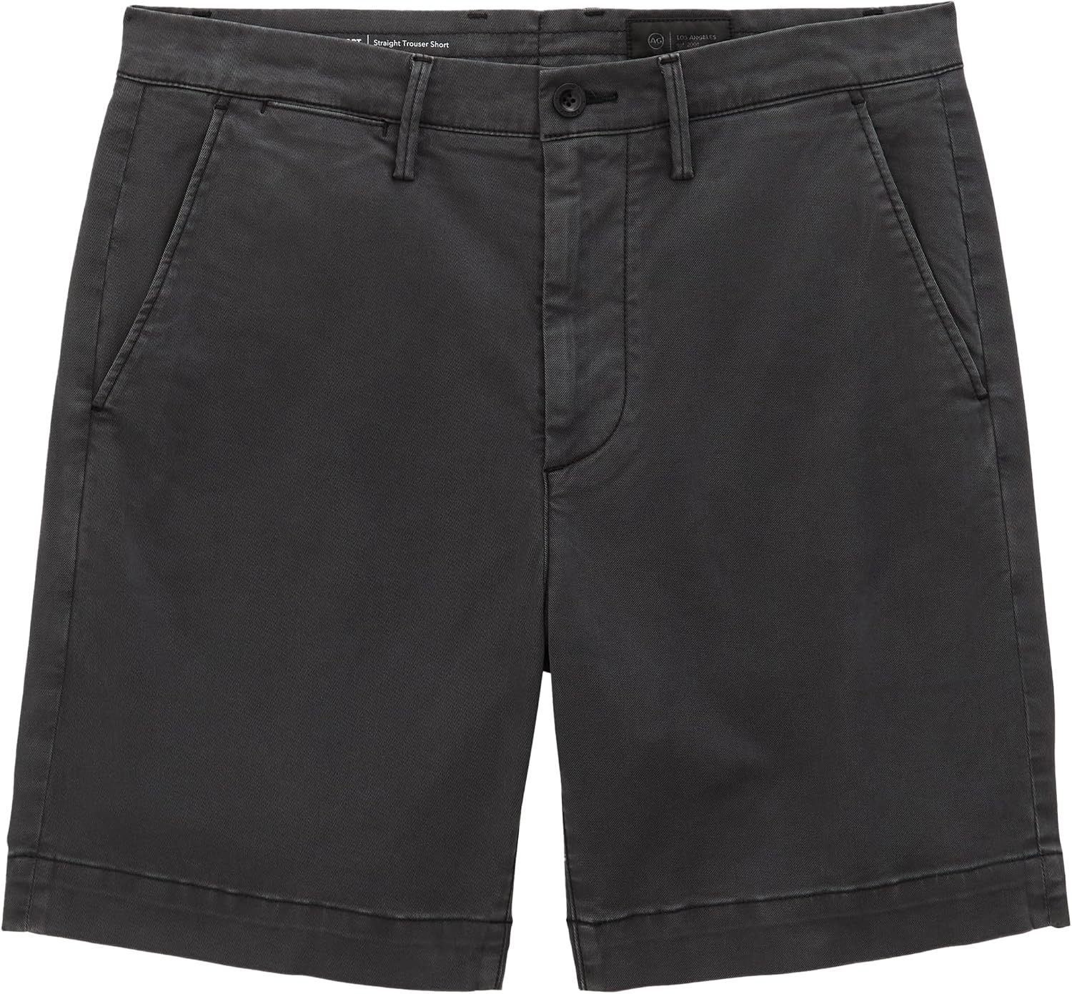 image:imageAG Adriano Goldschmied Mens Archie Straight Trouser ShortSulfur Antique Black
