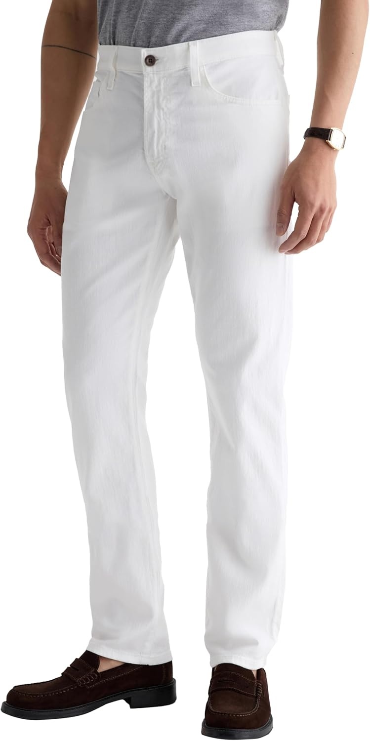 image:imageAG Adriano Goldschmied Mens Everett Slim Straight PantPristine