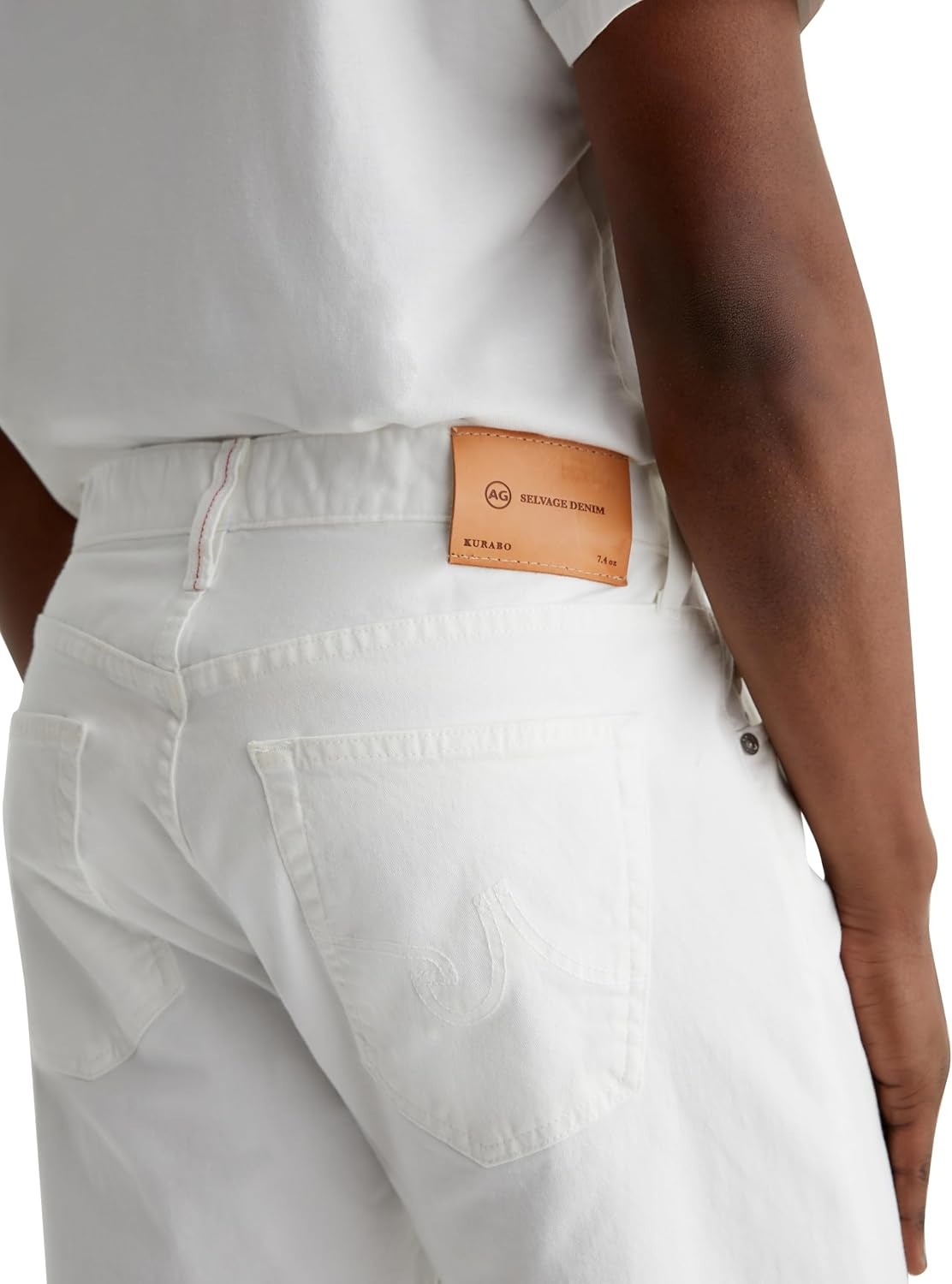 image:imageAG Adriano Goldschmied Mens Everett Slim Straight Selvage JeanPristine