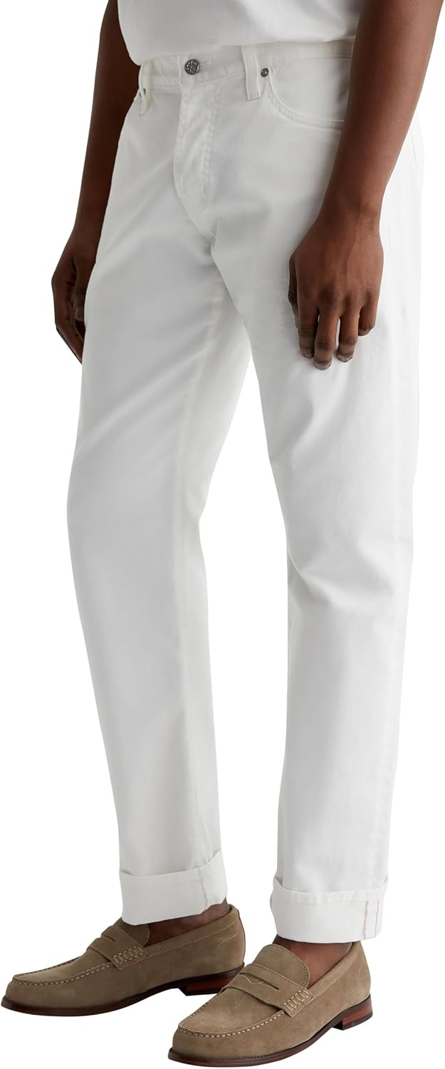 image:imageAG Adriano Goldschmied Mens Everett Slim Straight Selvage JeanPristine