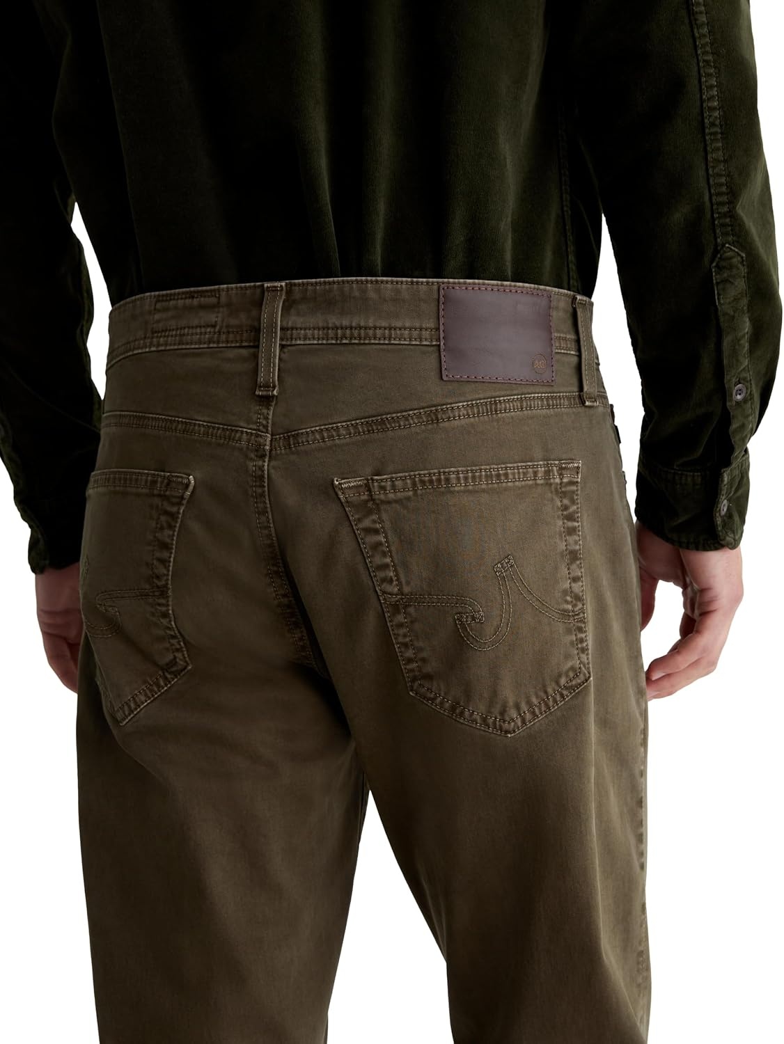 image:imageAG Jeans Everett Slim Straight Jeans in GroveSulfur Dried Cedar