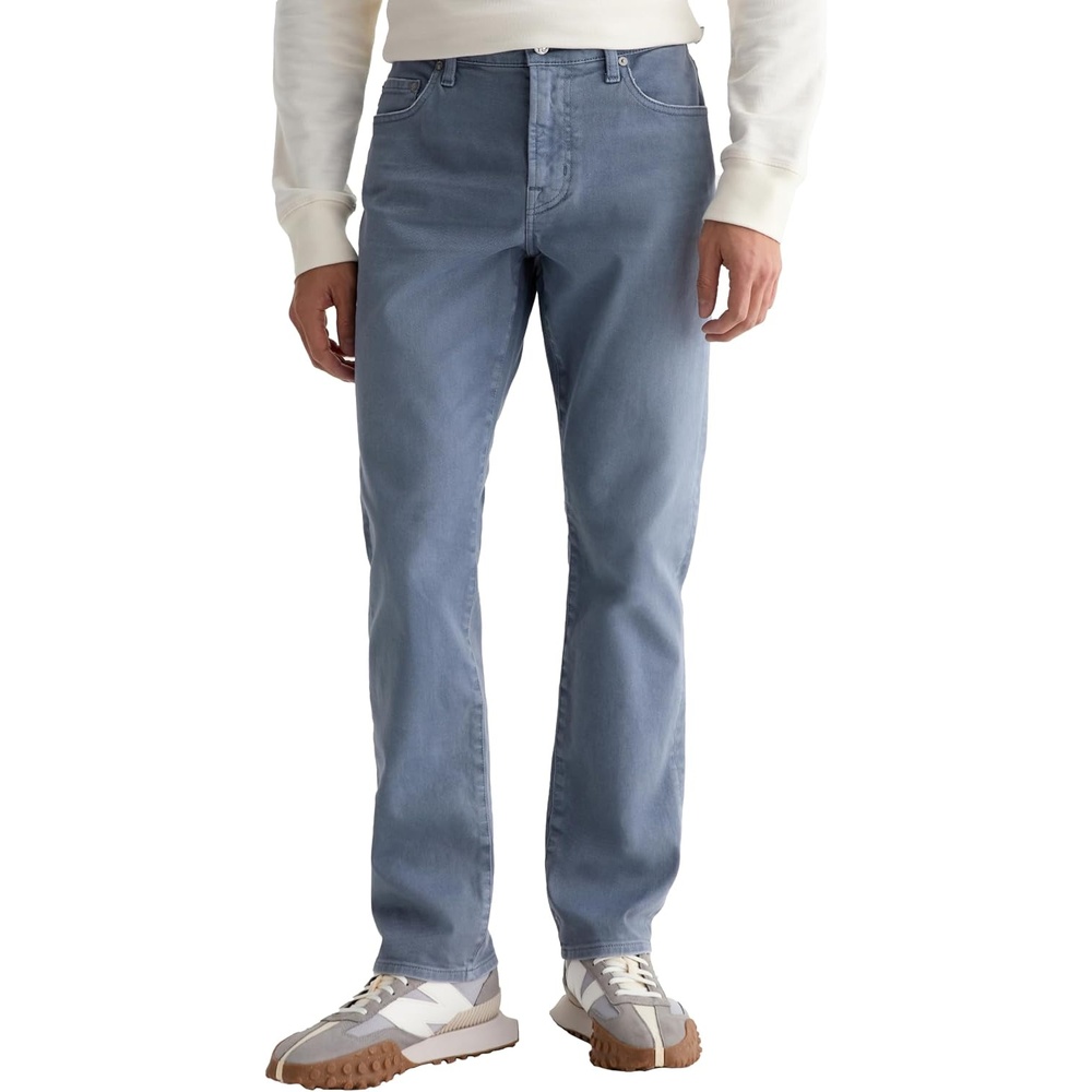 image:imageAG Adriano Goldschmied Mens Everett Slim Straight Jean7 Years Sulfur Ashline