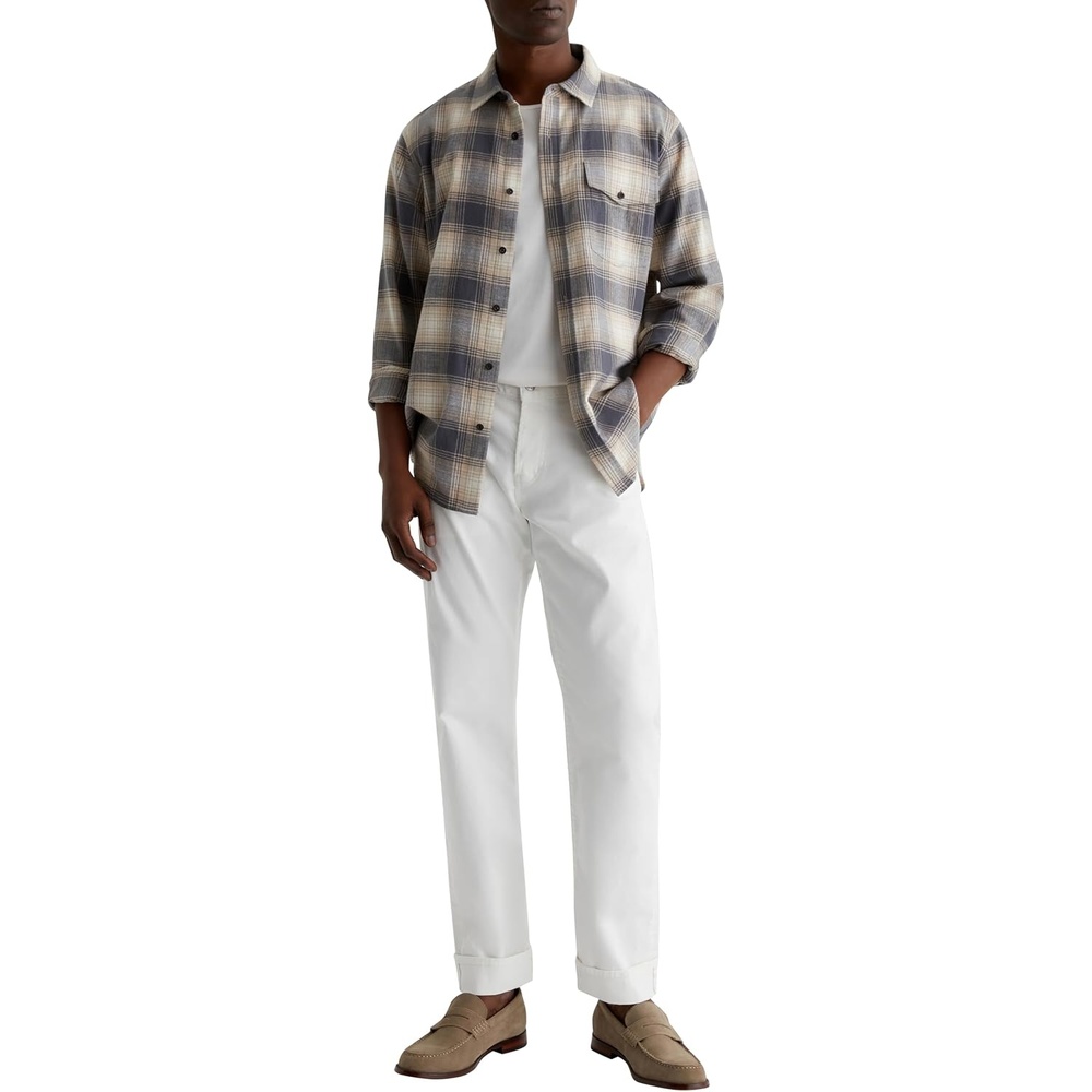 image:imageAG Adriano Goldschmied Mens Everett Slim Straight Selvage JeanPristine
