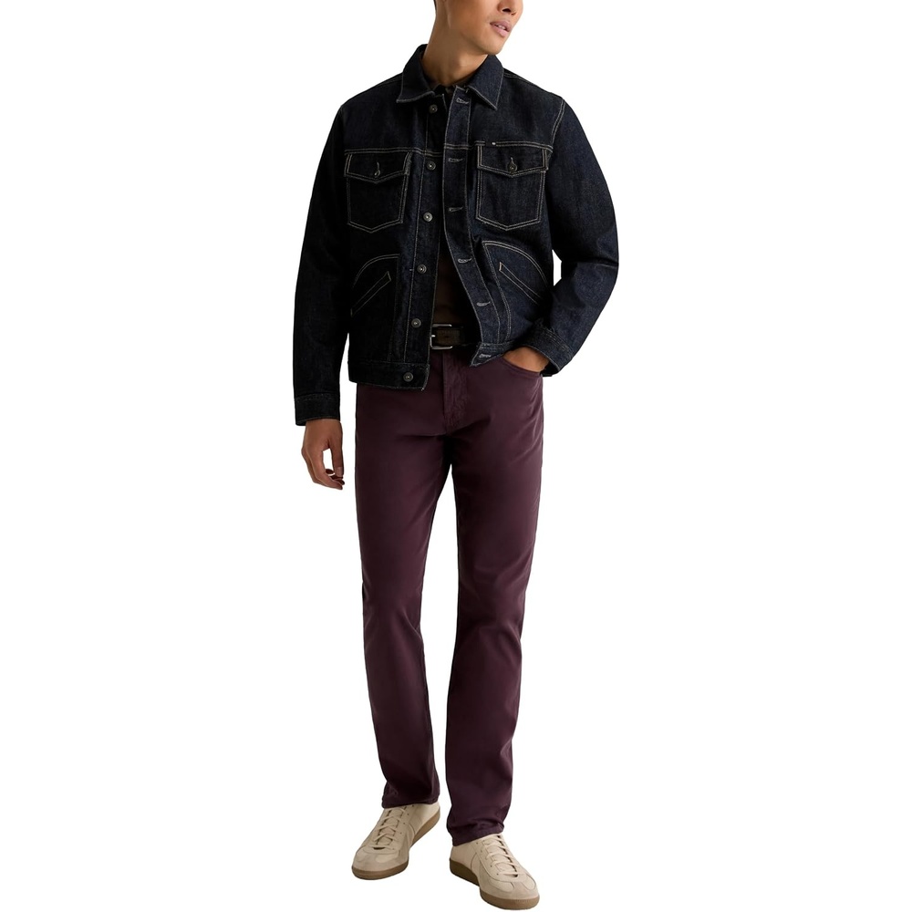 image:imageAG Jeans Everett Slim Straight Jeans in GroveMulberry