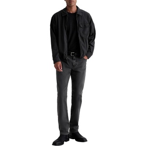 AG Adriano Goldschmied Men’s Everett Slim Straight Jean(7 Years Sulfur Antique Black)