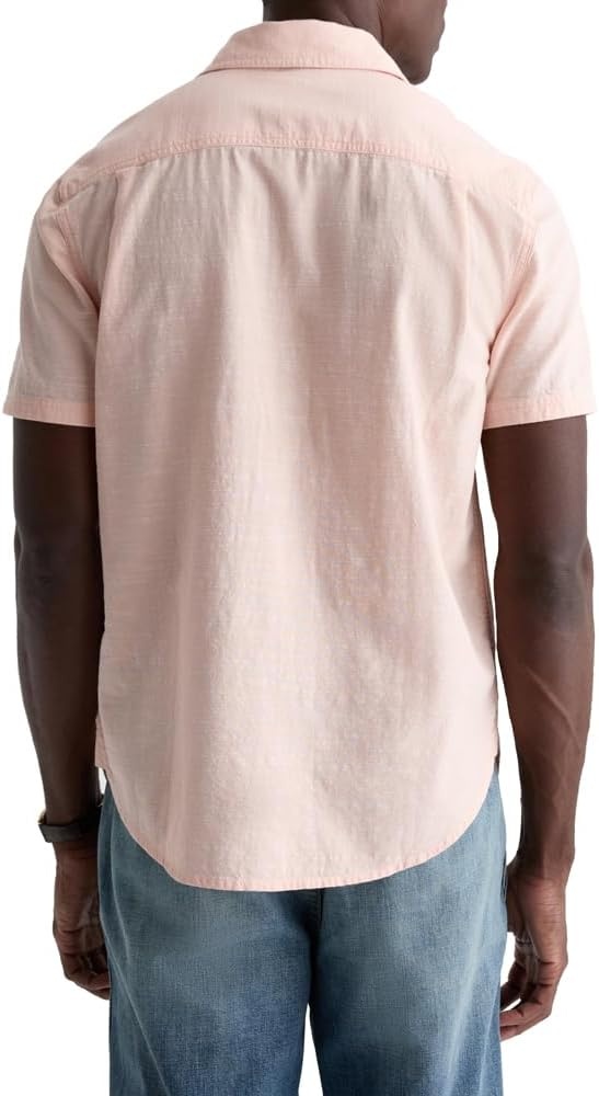 image:imageAG Adriano Goldschmied Mens Mason SS Classic Fit Work ShirtVintage Pink