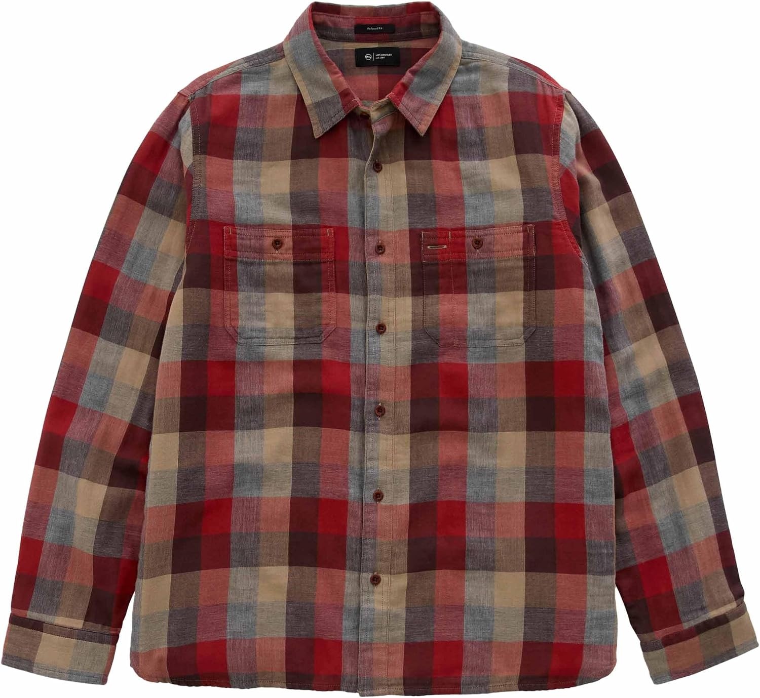 image:imageAG Adriano Goldschmied Mens Mason Work ShirtClay Multi