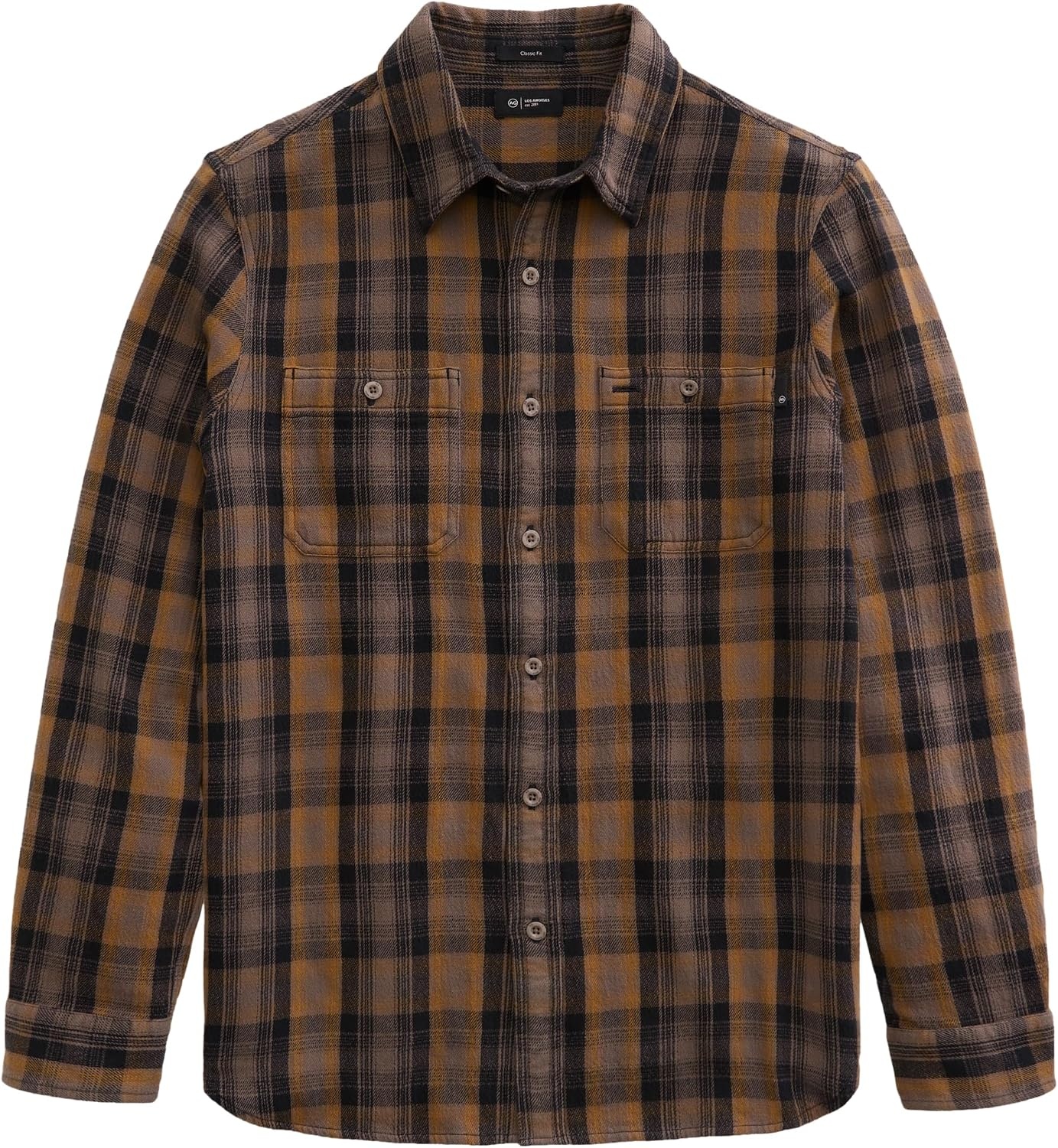 image:imageAG Adriano Goldschmied Mens Mason Work ShirtYellow Multi