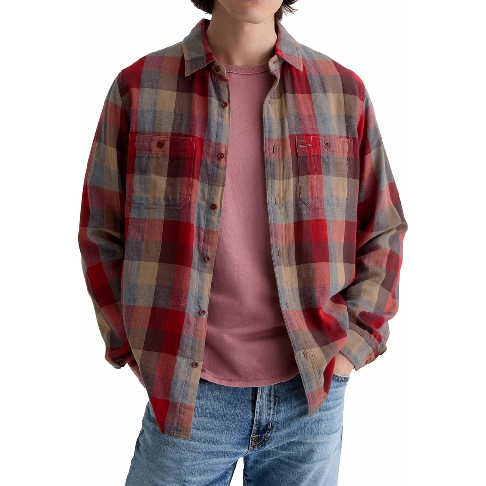 image:imageAG Adriano Goldschmied Mens Mason Work ShirtClay Multi