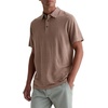 AG Adriano Goldschmied Men’s Bryce Classic Fit S/S Polo T-Shirt(Cork)
