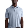 AG Adriano Goldschmied Men’s Bryce Classic Fit S/S Polo T-Shirt(Fresh Blue)