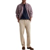 AG Adriano Goldschmied Men’s Como Double Layer Classic Fit S/S Crew Neck T-Shirt(Deep Navy/Heather Grey)