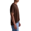AG Adriano Goldschmied Men’s Como Double Layer Classic Fit S/S Crew Neck T-Shirt(Oak Barrel/Dry Dust)