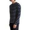 AG Adriano Goldschmied Men’s Danny L/S Shirt(Navy/Natural Stripe)